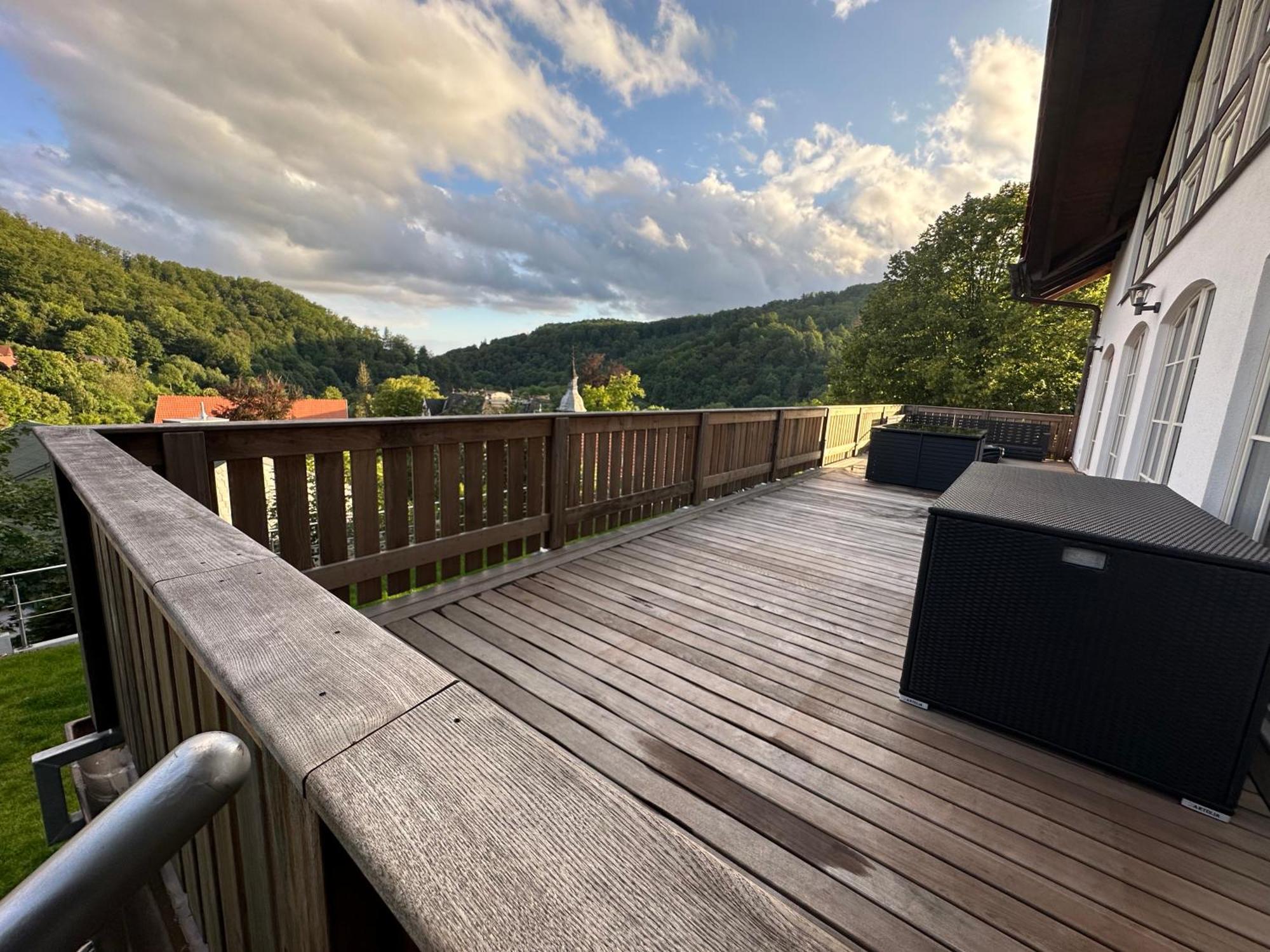 Ferienwohnung Blick Thyratal Stolberg (Harz) Exterior foto